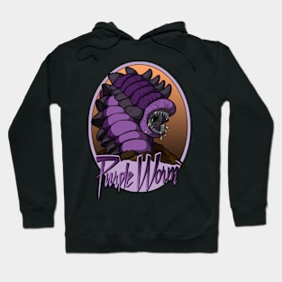 Purple Worm Hoodie